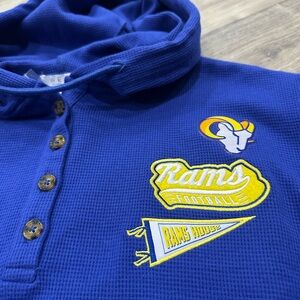 Blue Rams Football Hoodie